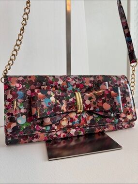 Betsey Johnson Confetti Bow Crossbody Bag